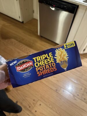 Idahoan triple cheese potato shreds