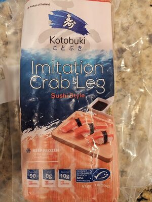 Imitation Crab Leg Sushi Style