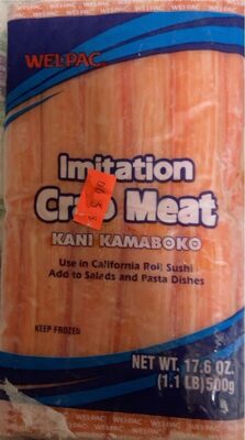 Imitation crab meat kani kamaboko
