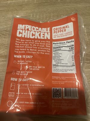 Impeccable chicken black pepper