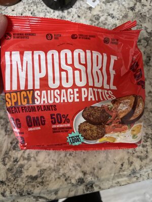 Impossible sausage patties