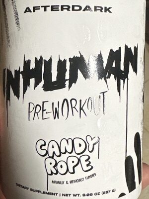 Inhuman Pre-Workout Candy Rope