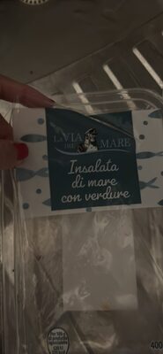 Insalata di mare con verdure