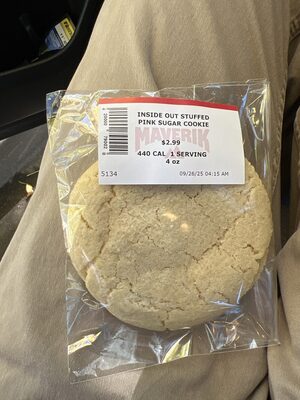 Inside Out Stuffed Sugar Cookie