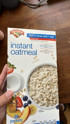 instant oatmeal