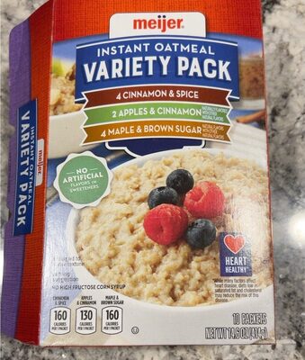 Instant oatmeal