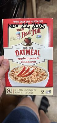 INSTANT OATMEAL apple pieces & cinnamon