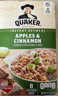 Instant Oatmeal Apples & Cinnamon
