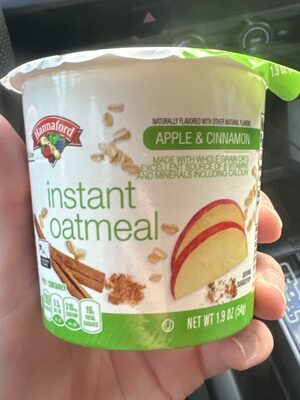 Instant Oatmeal Cup Apple & Cinnamon
