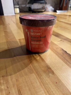 Instant Spicy Beef Konjac Noodles
