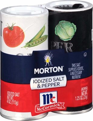 Iodized Salt & Pepper