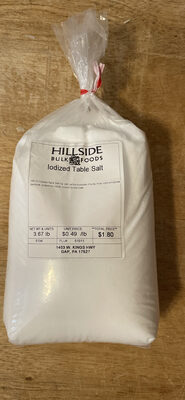 Iodized Table Salt