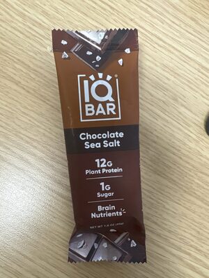 IQ Bar Chocolate Sea Salt