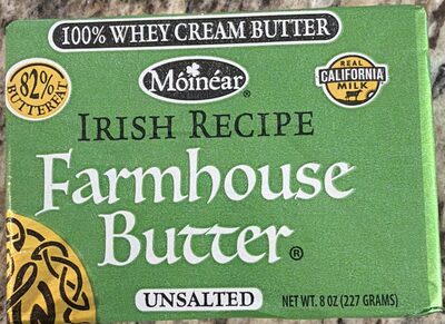 Irish Recipe Farmhouse Butter Unsalted