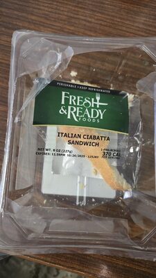 Italian Ciabatta Sandwich