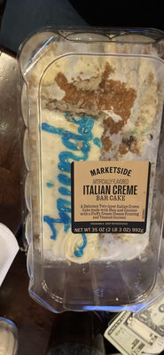 Italian Creme Bar Cake