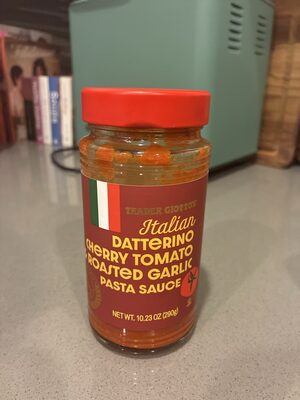 Italian Datterino cherry tomato roasted garlic pasta sauce