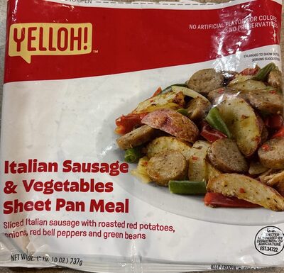 Italian Sausage & Vegetables Sheet Pan Meal