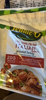 Italian Seasoned ground turkey