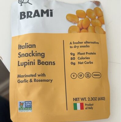 Italian Snacking Lupini Beans, Garlic & Rosemary