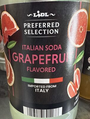 Italian Soda Grapefruit Flavored