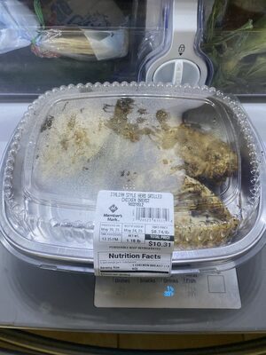 Italian Style Herbs, Grilled Chicken Breast, Sam’s Club