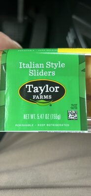 Italian Style Sliders