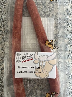 Jägerwürstchen nach Art einer Mettwurst