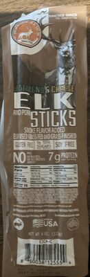 Jalapeño And Cheese Elk Sticks