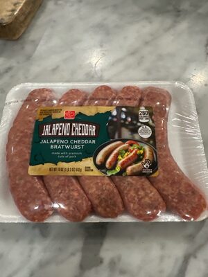 Jalapeño cheddar Bratwurst
