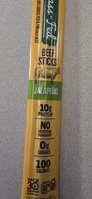Jalapeño Grass Fed Beef Sticks