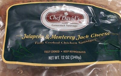 Jalapeño & Monterey Jack Cheese Fully Cooked Chicken Sausages