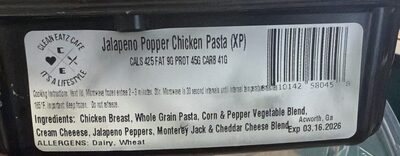 Jalapeño Popper Chicken Pasta (XP)