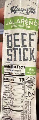 Jalapeno Beef Stick