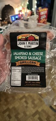 Jalapeno & Cheese Smoked Sausage Grillers