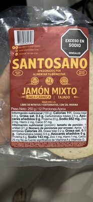 JAMÓN MIXTO LÍNEA CÁRNICA TAJADO