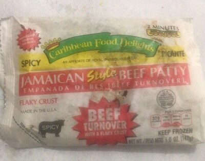Jamaican style beef patty