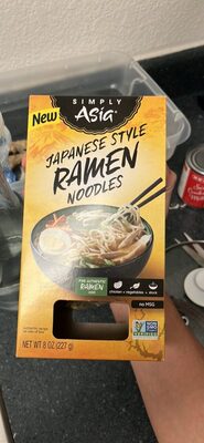 Japanese Style Ramen Noodles