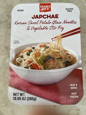 Japchae Korean Glass Noodles & Vegetable Stir Fry
