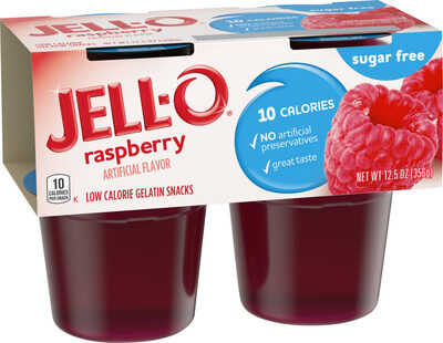 Jell o low calorie gelatin snacks