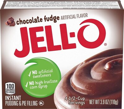Jello chocolate fudge instant pudding pie filling mix boxes