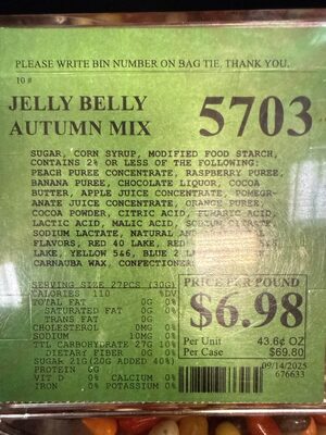Jelly Belly Autumn Mix