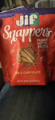 Jif Snappers Peanut Butter Pretzel Cluster Milk Chocolate