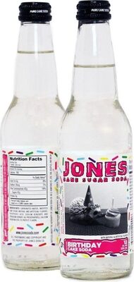 Jones soda birthday cake cane sugar soda