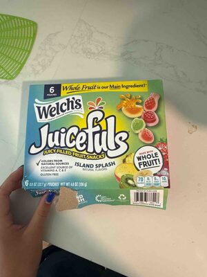 Juicefuls Juicy Filled Fruit Snacks Island Splash