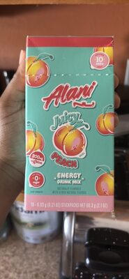 Juicy Peach Energy Drink Mix