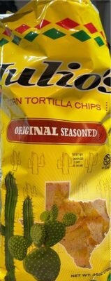 Julios corn tortilla chips original seasoning