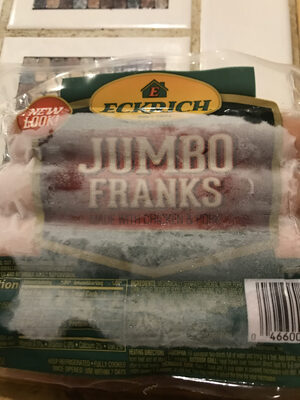 Jumbo franks made with chicken & pork