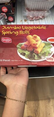 Jumbo Vegetable Spring Rolls