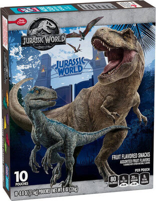 Jurassic world fruit snacks assorted